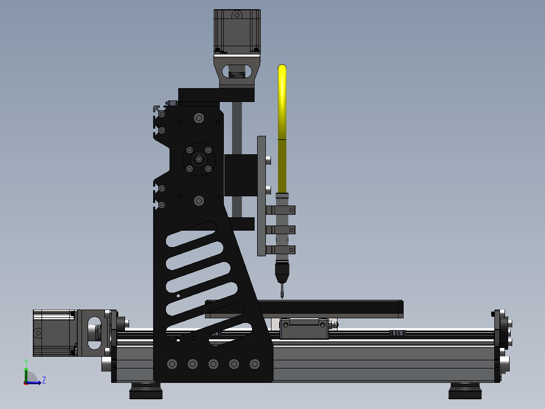 可DIY数控雕刻机的3D模型