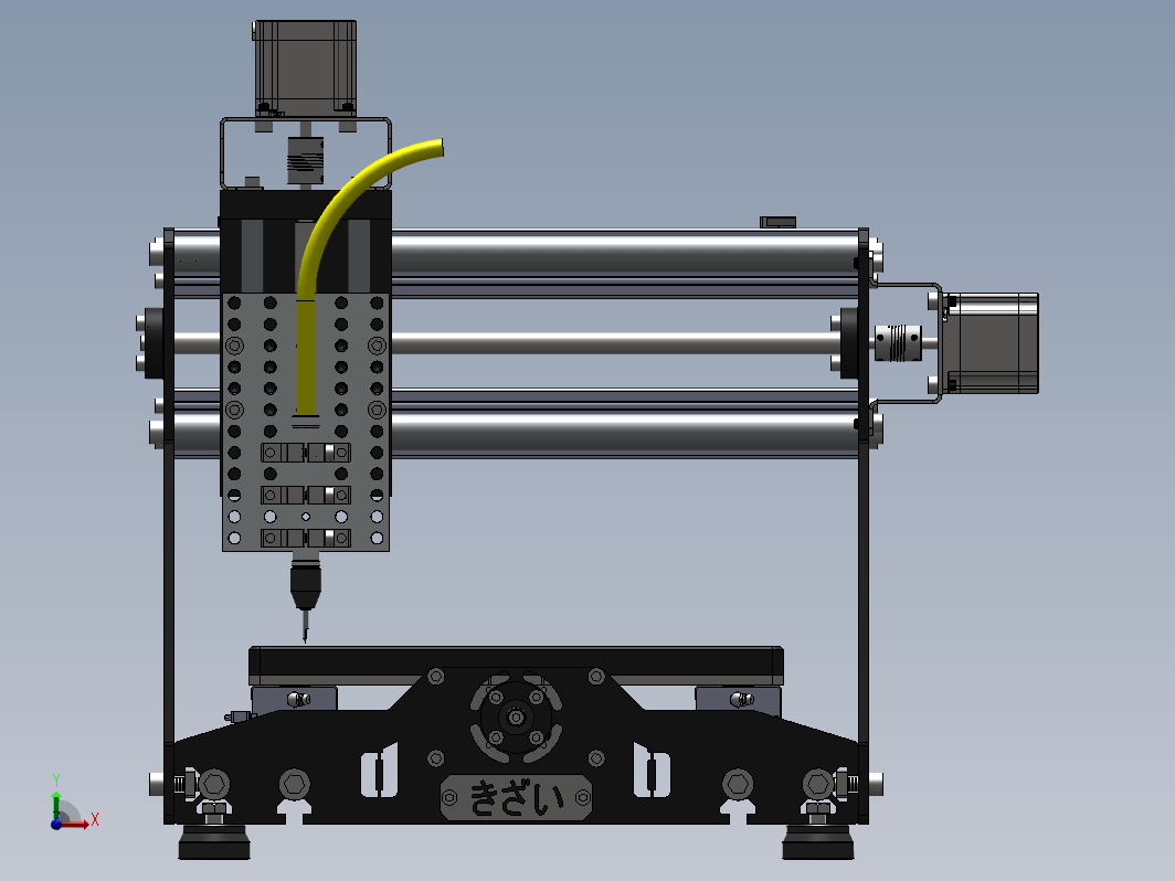 可DIY数控雕刻机的3D模型