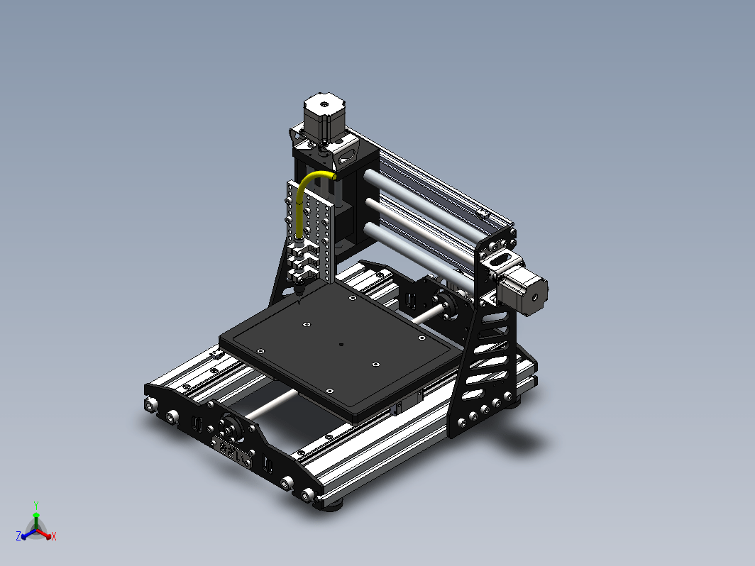 可DIY数控雕刻机的3D模型