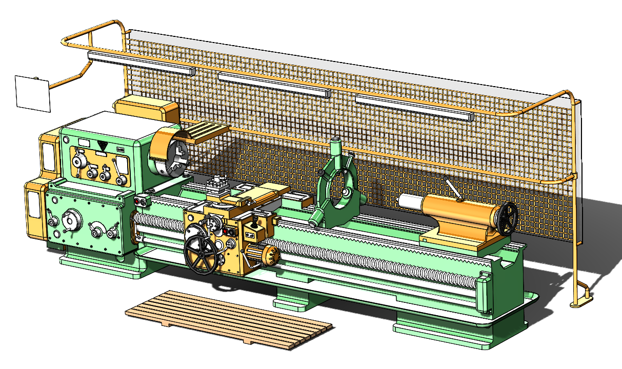 Lathe Machine 1M63车床