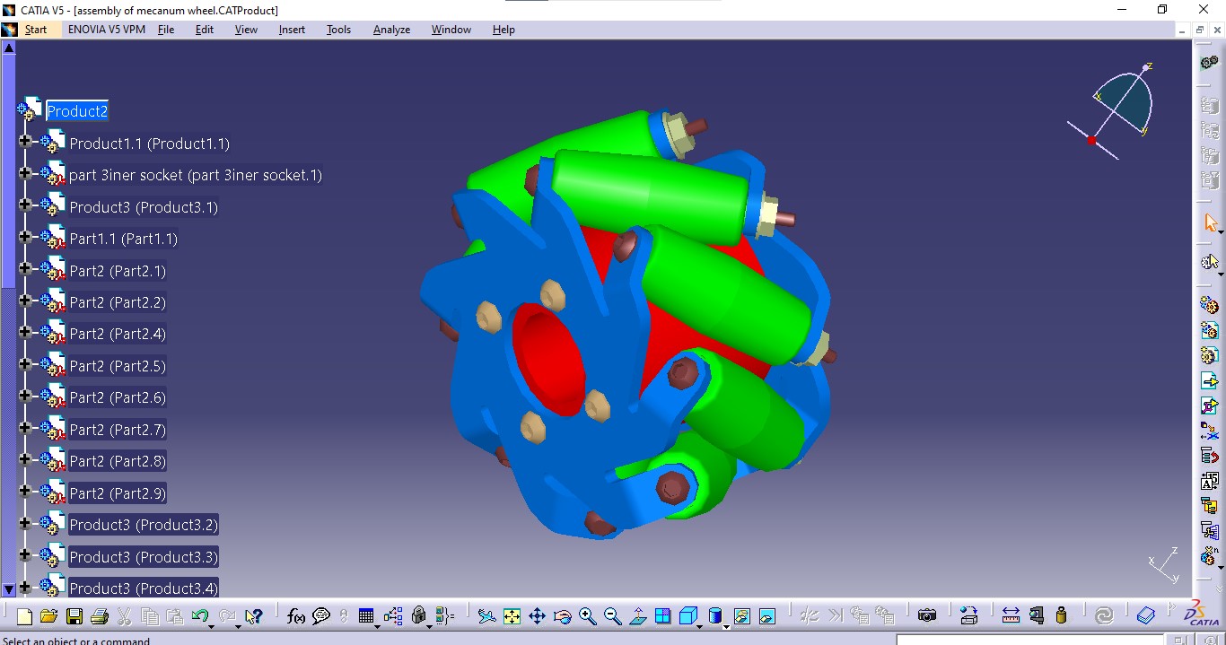 麦克拉姆轮catia