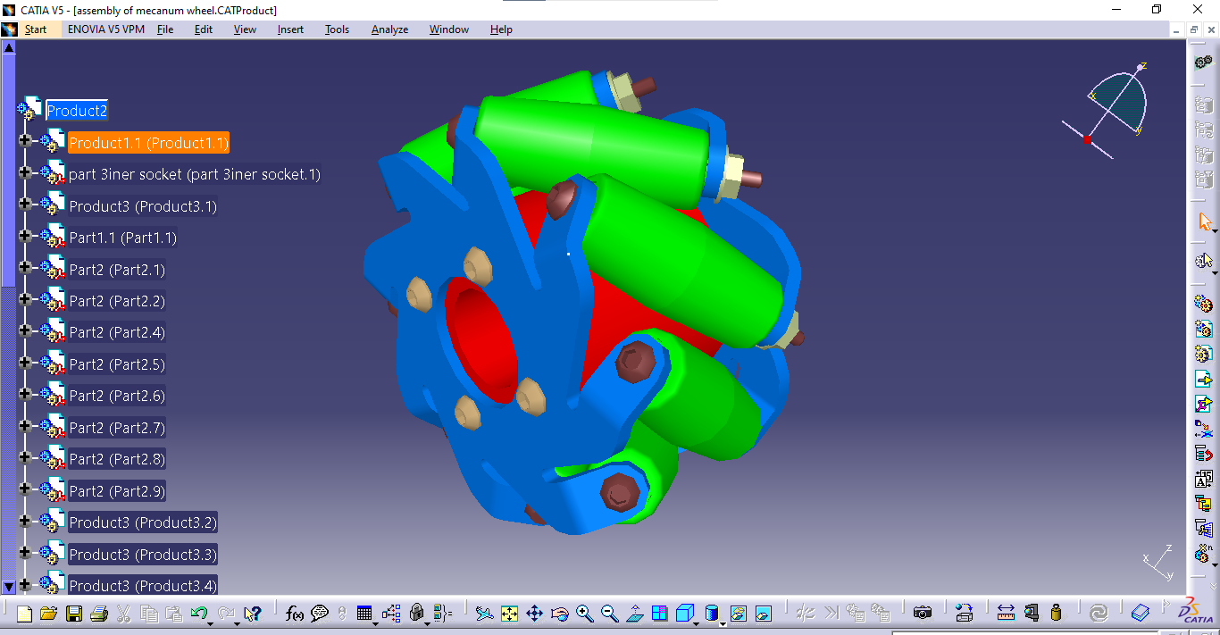 麦克拉姆轮catia