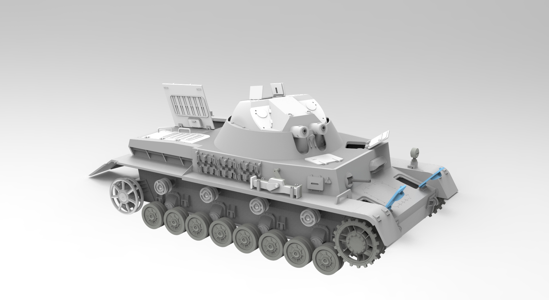 中型坦克1比16