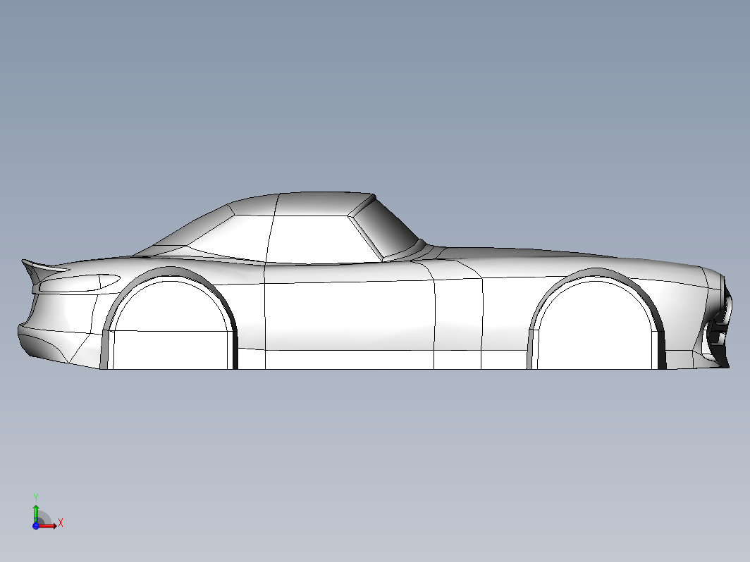 3D打印车身模型