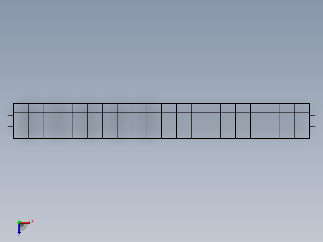 50m×6m拱形塑料大棚钢结构骨架三维SW2012带参