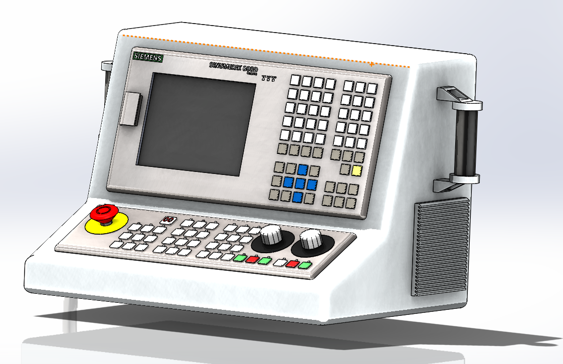 数控机床Sinumerik 808D型控制面板