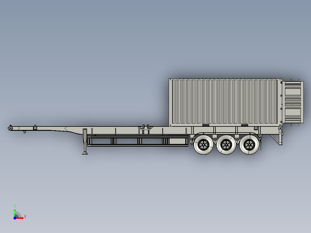 TRAILER 45FT 45英尺集装箱拖车