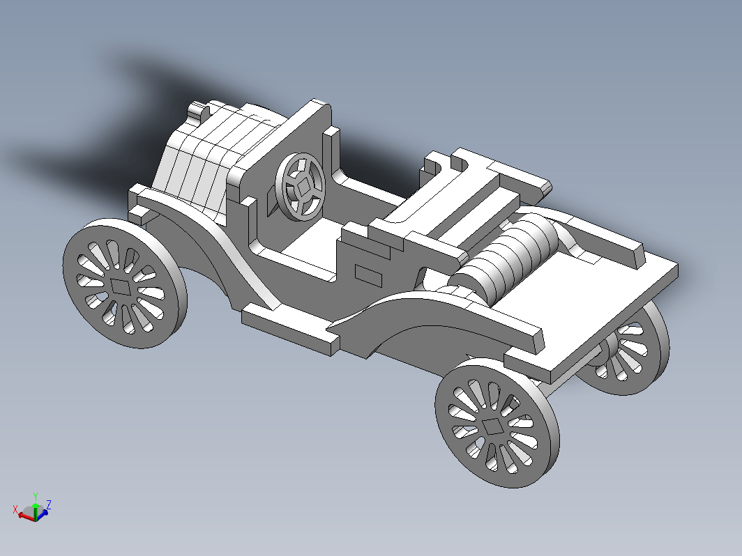 福特T型车拼装玩具模型车