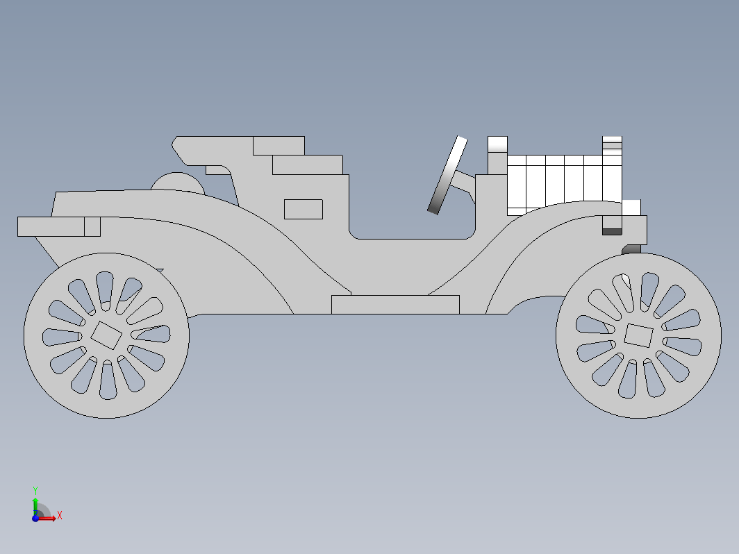 福特T型车拼装玩具模型车