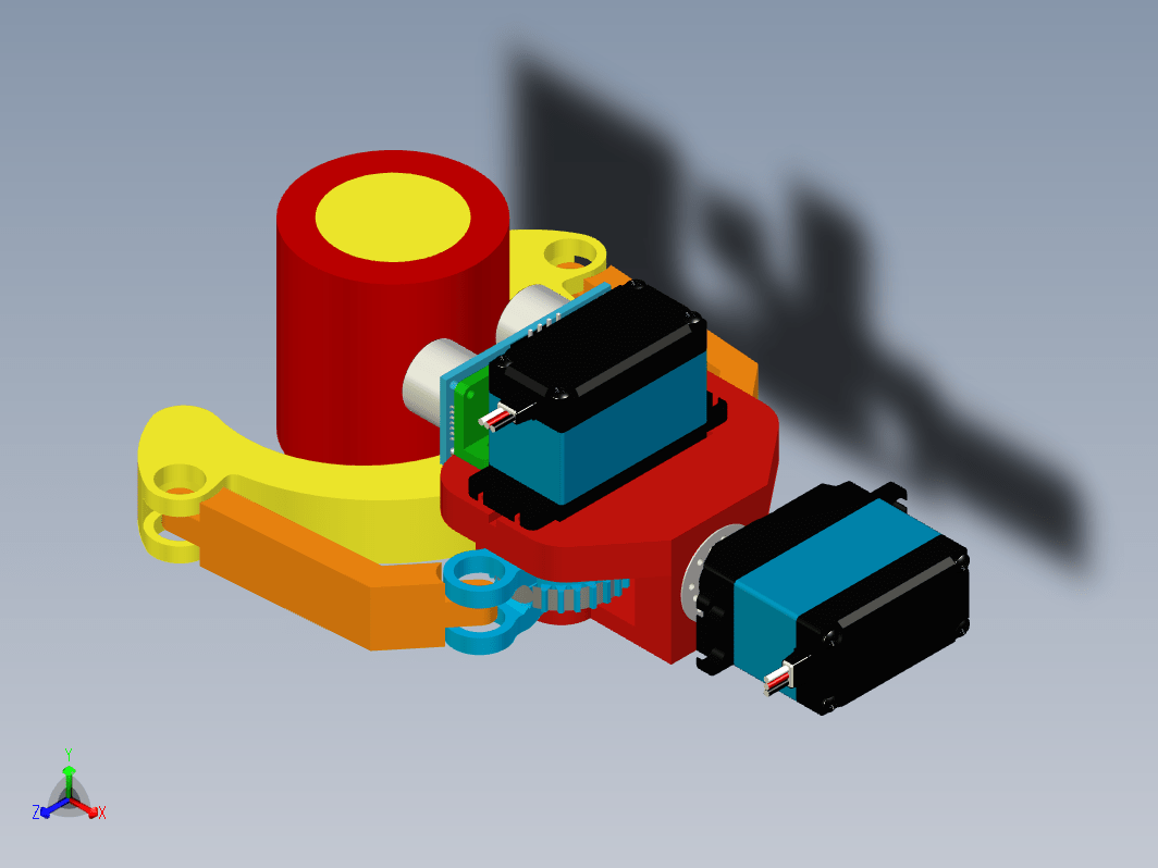 147 robotic-gripper-with-ultrasonic-sensor STP机械爪 夹爪