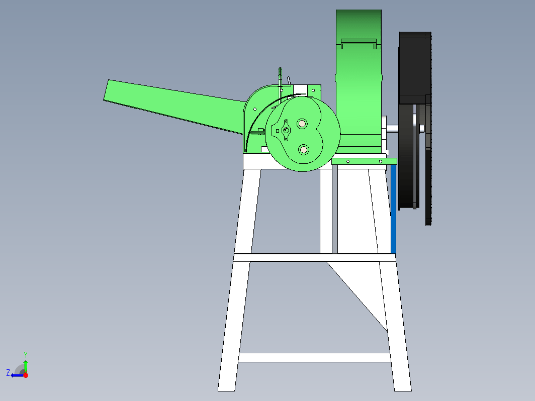 3-hp割糠机3D数模