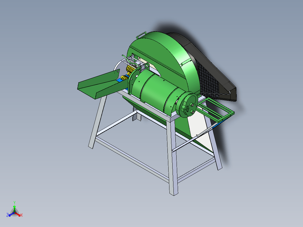 3-hp割糠机3D数模