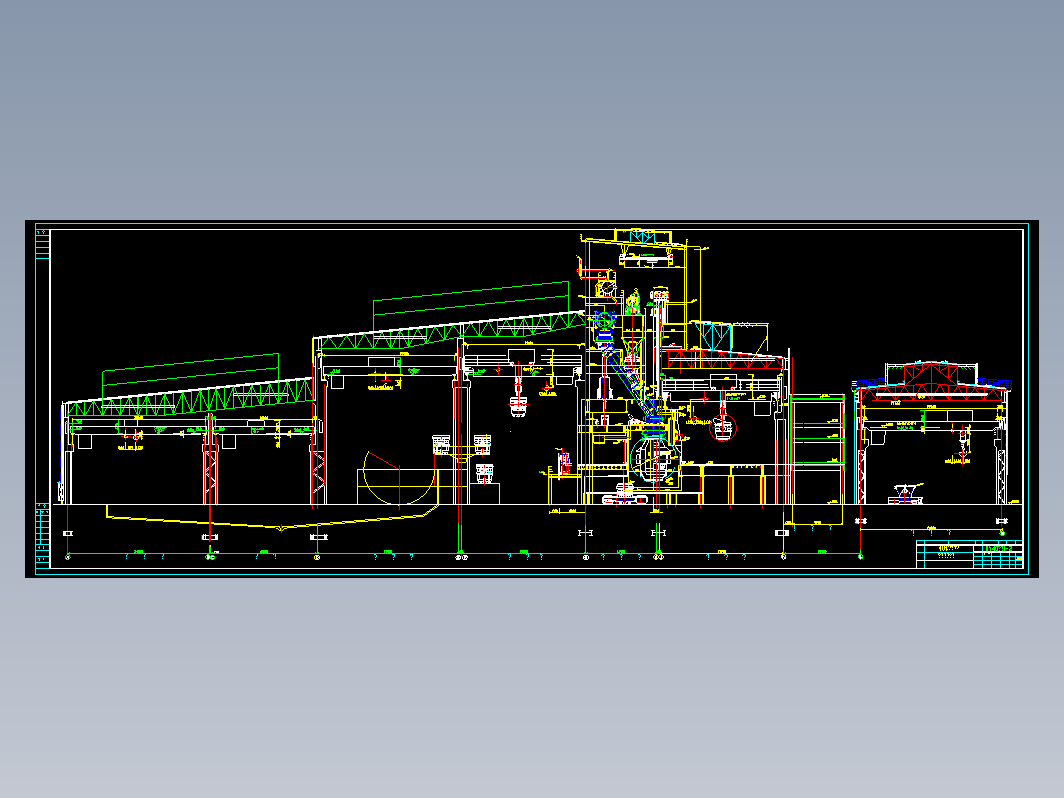 40t转炉工程工艺总断面图-XY40