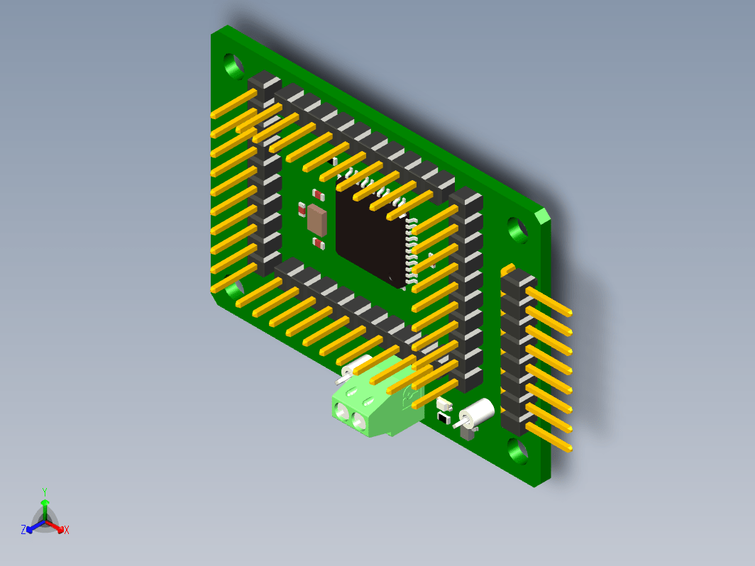 电路板 主板 PIC16F887 Demo Board STP