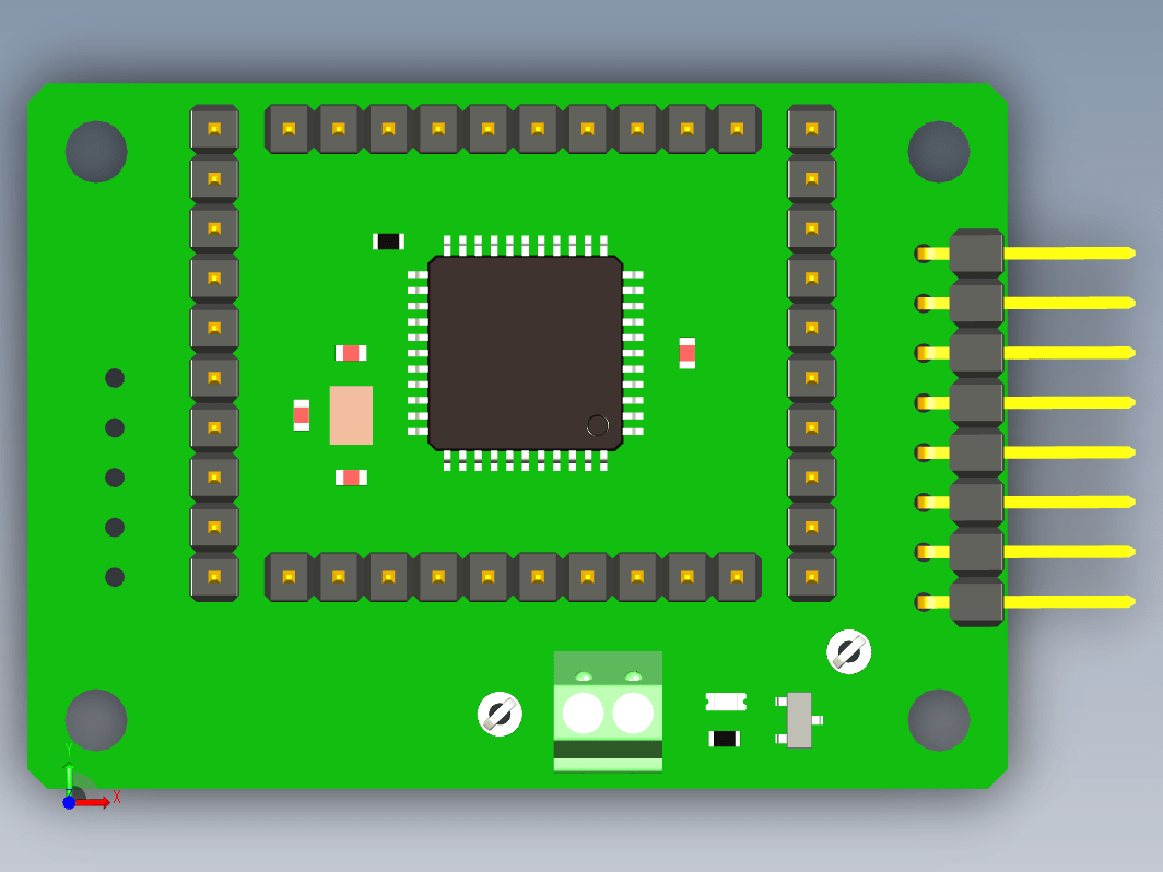 电路板 主板 PIC16F887 Demo Board STP