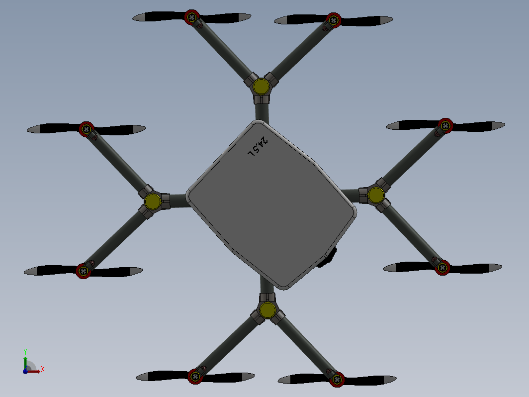 optocopter八旋翼消毒喷雾无人机