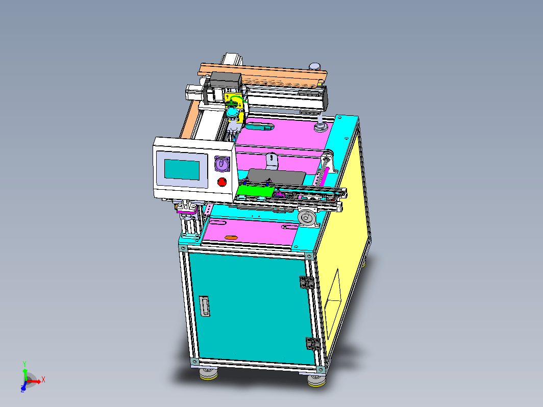 PCB在线点胶机，XYZ模组实现点胶