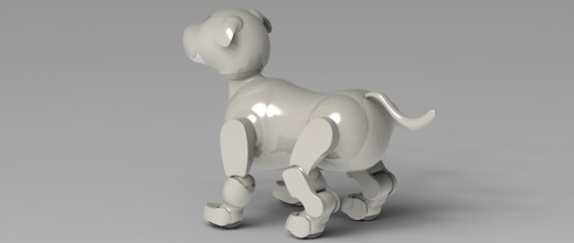 robot-dog可爱的机器狗机器人造型缩略图