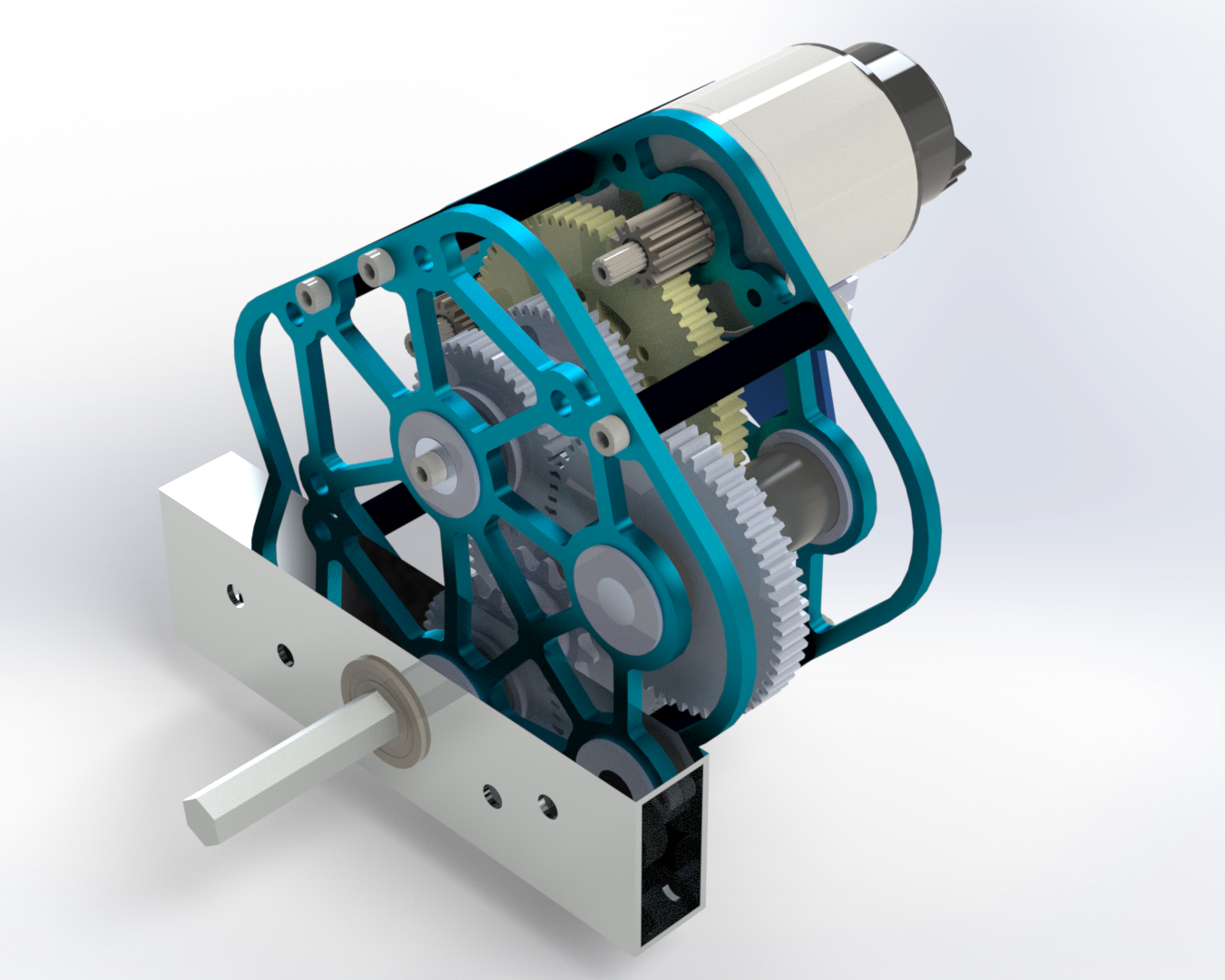 齿轮变速箱结构 PTO GearBox