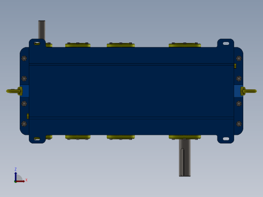 ETEC三级减速器3D数模图纸 Solidworks设计 附PDF平面工程图缩略图