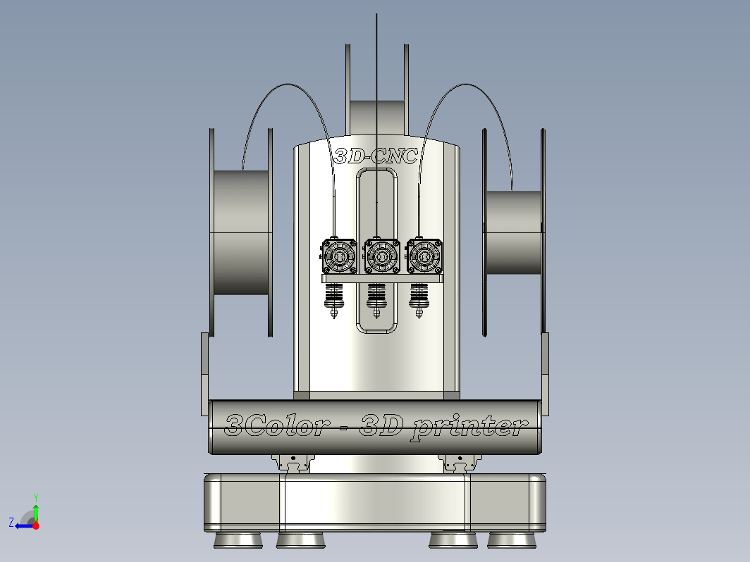 三色3D打印机