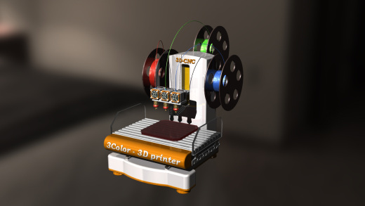 三色3D打印机缩略图