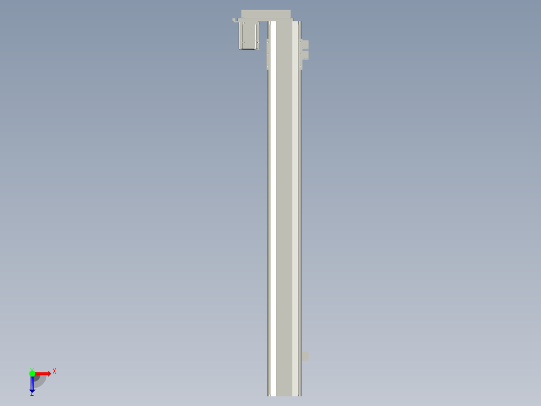 MT100BS-L900 线性模组 直线滑台模型.MT100BS.L10.900.BL.M20B.C4.3D