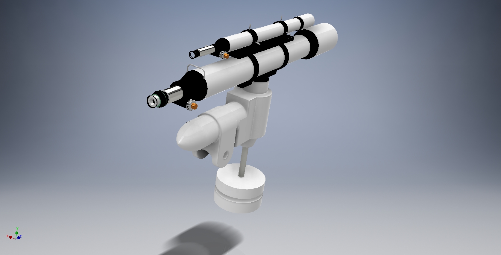 90mm导镜5in折射望远镜sat5w