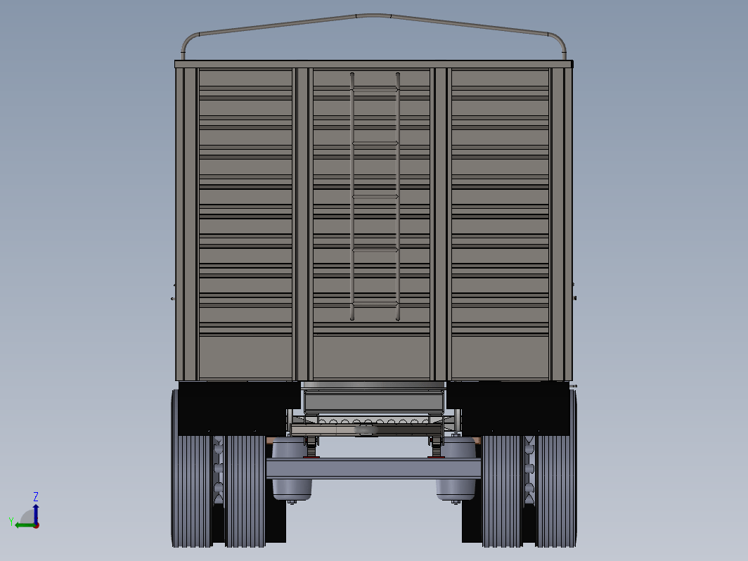 acoplado 6轮挂车拖车