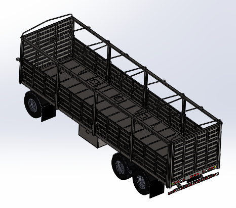 acoplado 6轮挂车拖车