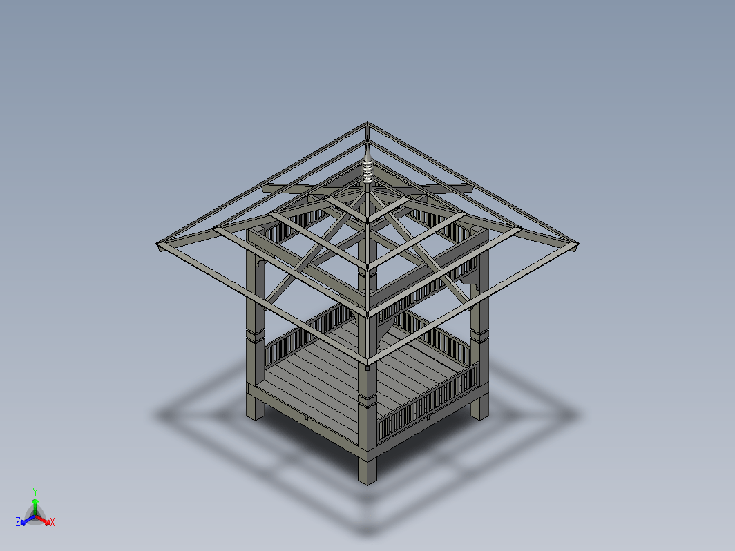 凉亭结构 MALAY GAZEBO