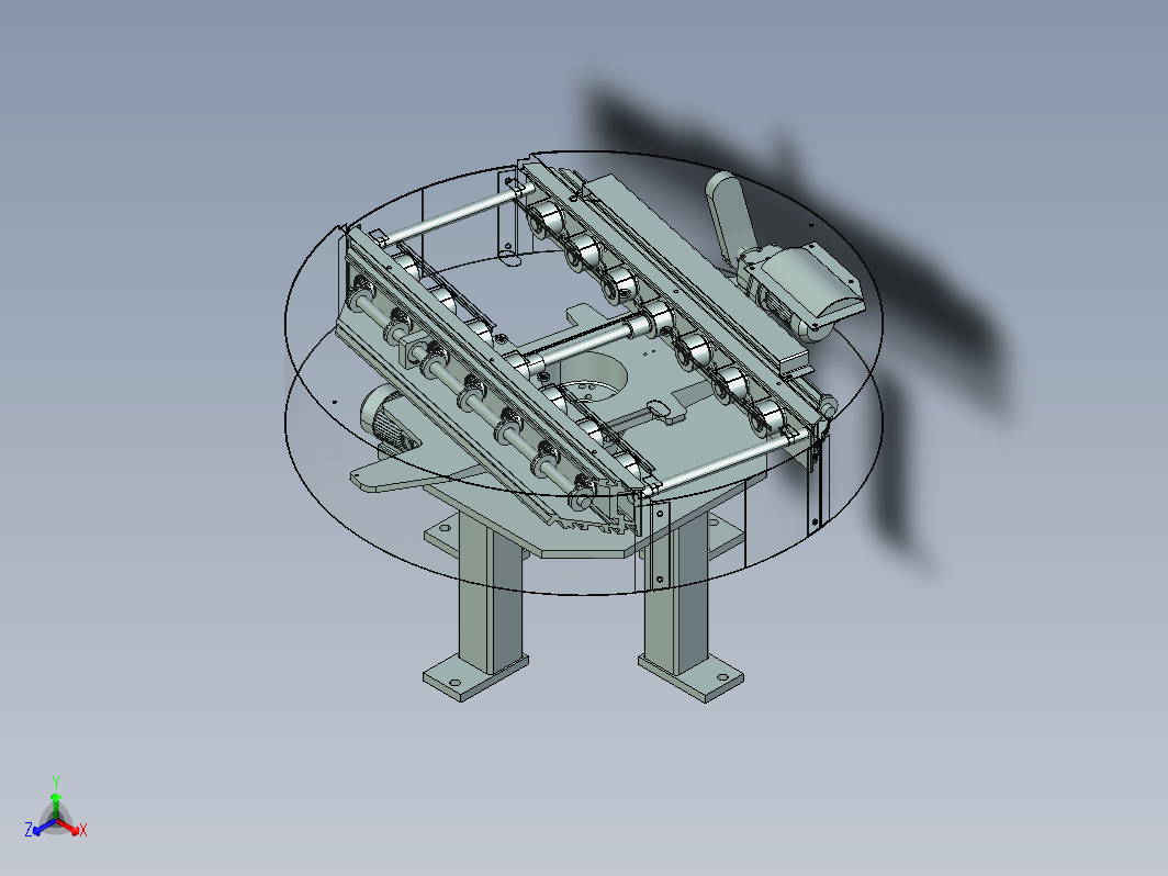 869输送旋转台UG设计