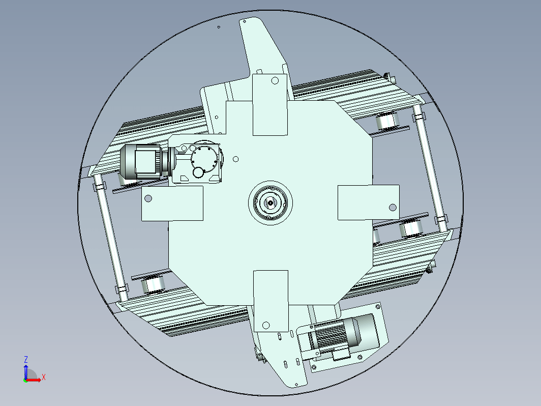869输送旋转台UG设计