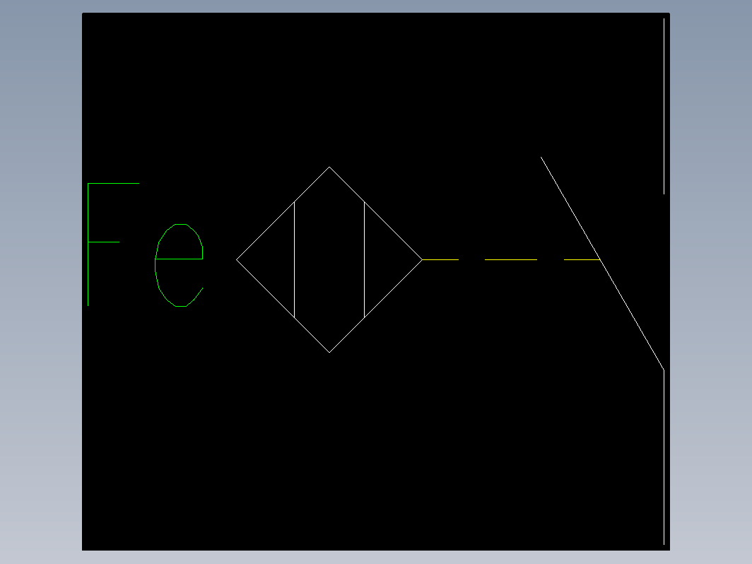 电气符号  铁接近时动作的接近开关 (gb4728_9_5.6)