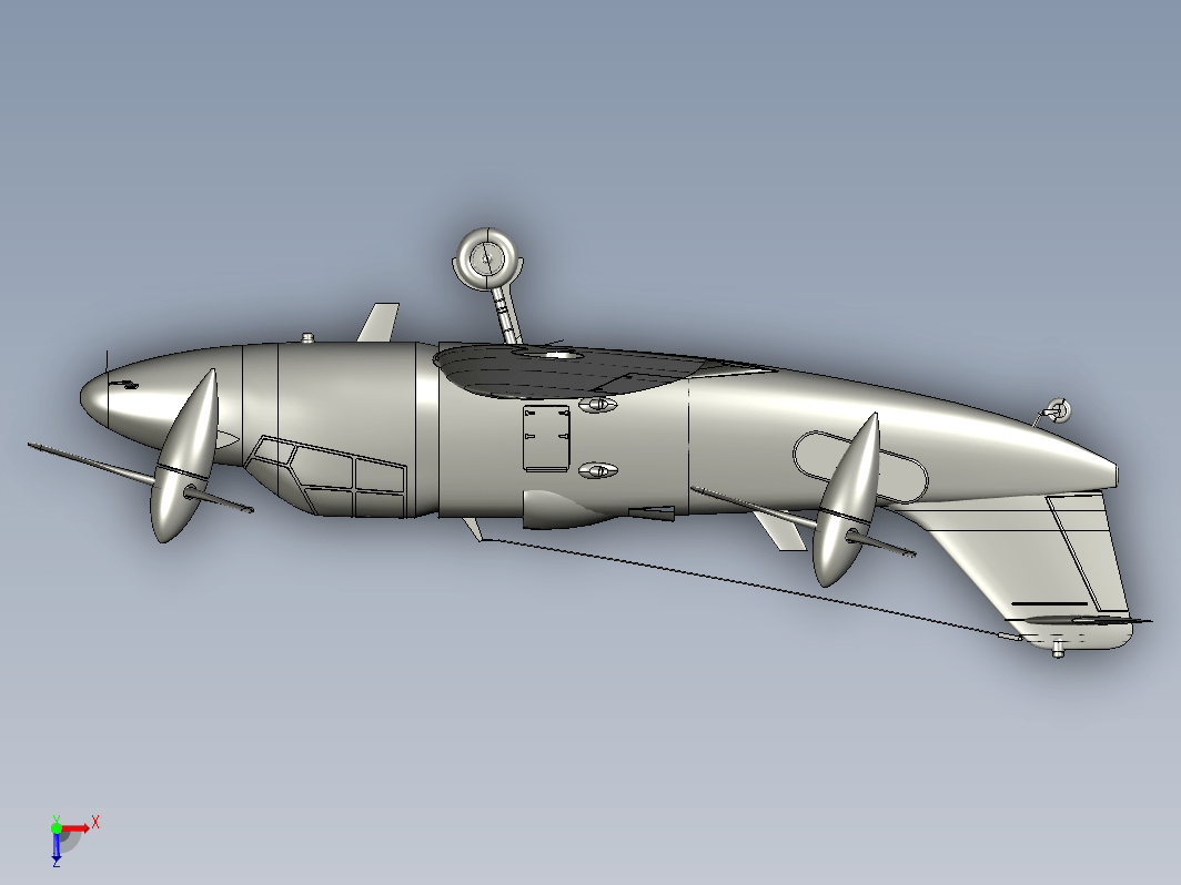 Convertiplane HC-II飞行造型