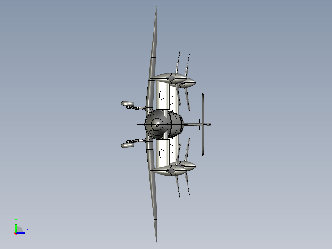 Convertiplane HC-II飞行造型