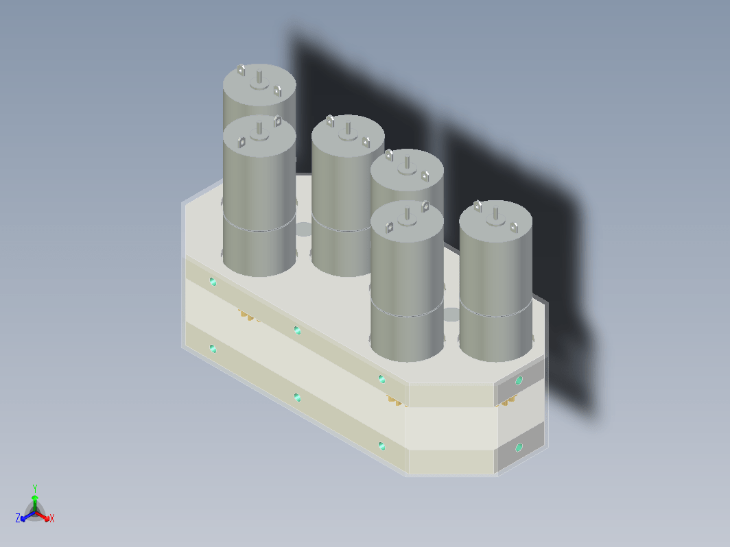 RC Tatra玩具模型的变速箱