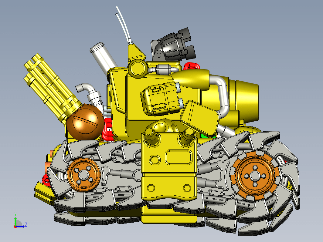 Metal Slug坦克造型