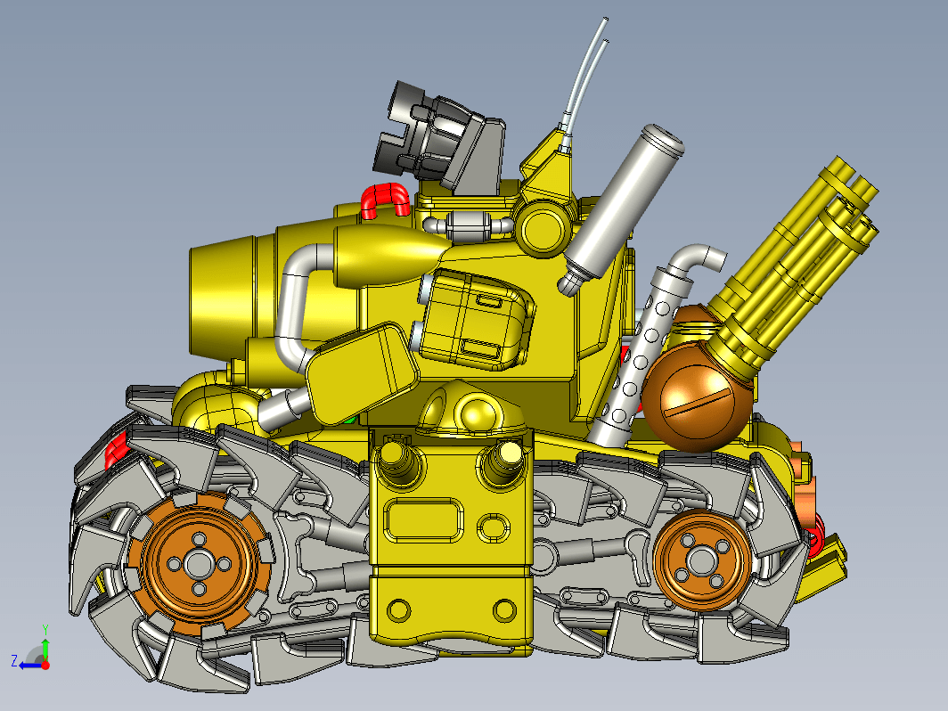 Metal Slug坦克造型