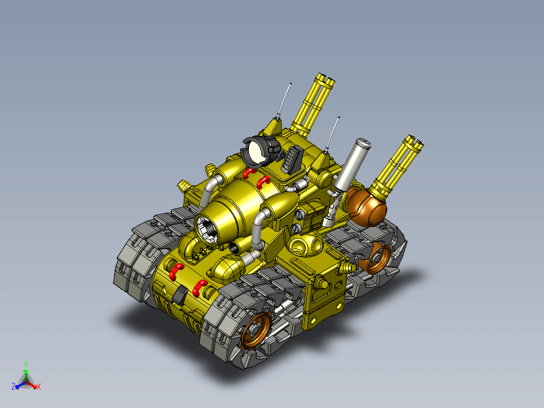 Metal Slug坦克造型