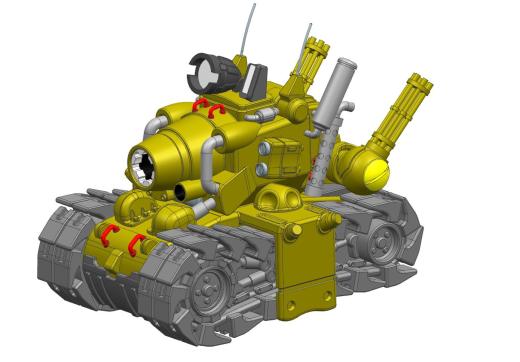 Metal Slug坦克造型缩略图