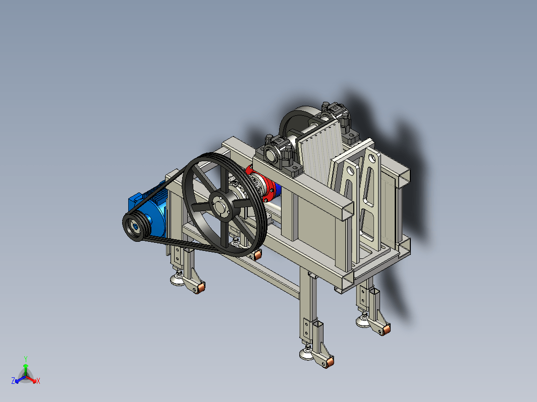 颚式破碎机 3D模型