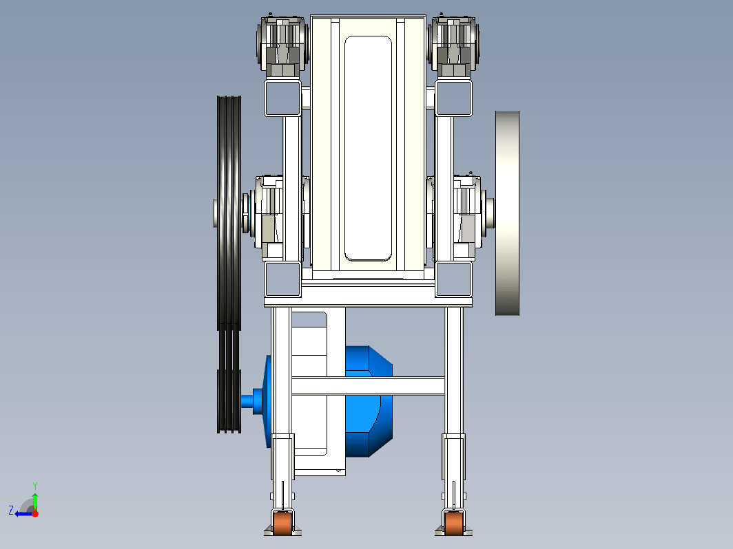 颚式破碎机 3D模型