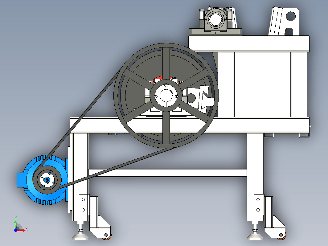 颚式破碎机 3D模型