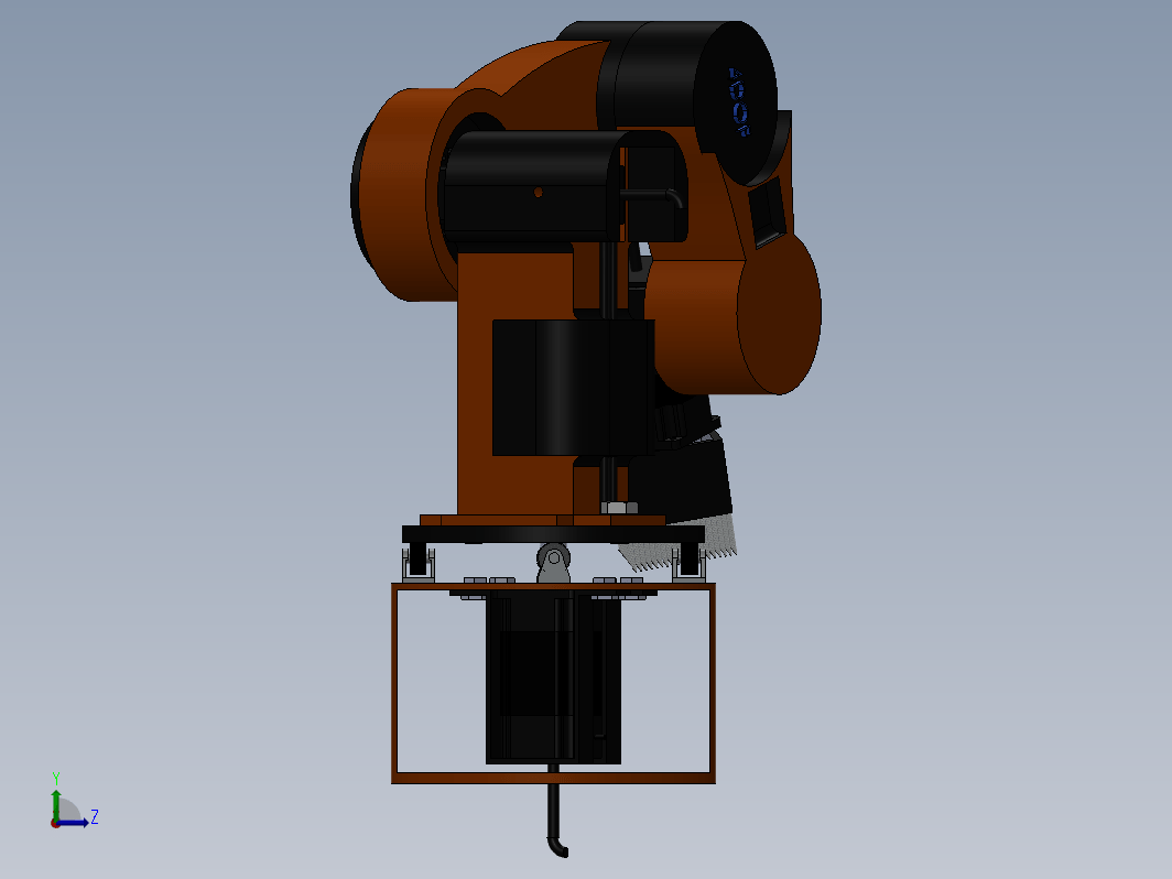 0003--4 DEGREE OF FREEDOM ROBOT ARM（有参数）