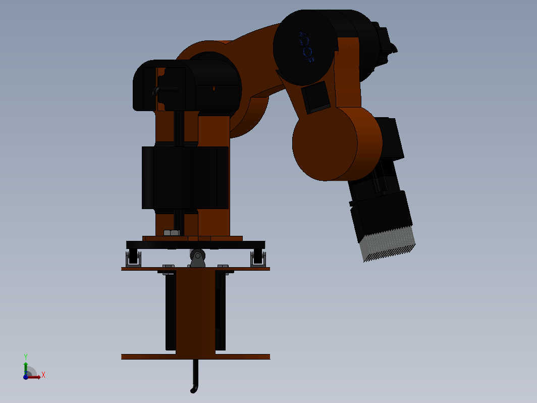 0003--4 DEGREE OF FREEDOM ROBOT ARM（有参数）