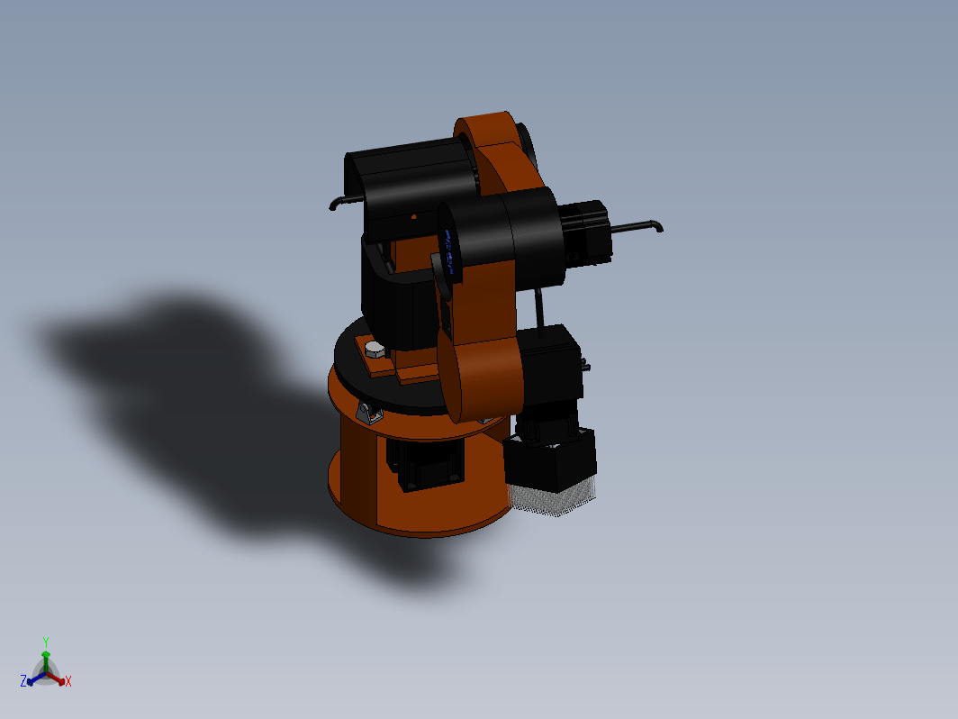 0003--4 DEGREE OF FREEDOM ROBOT ARM（有参数）