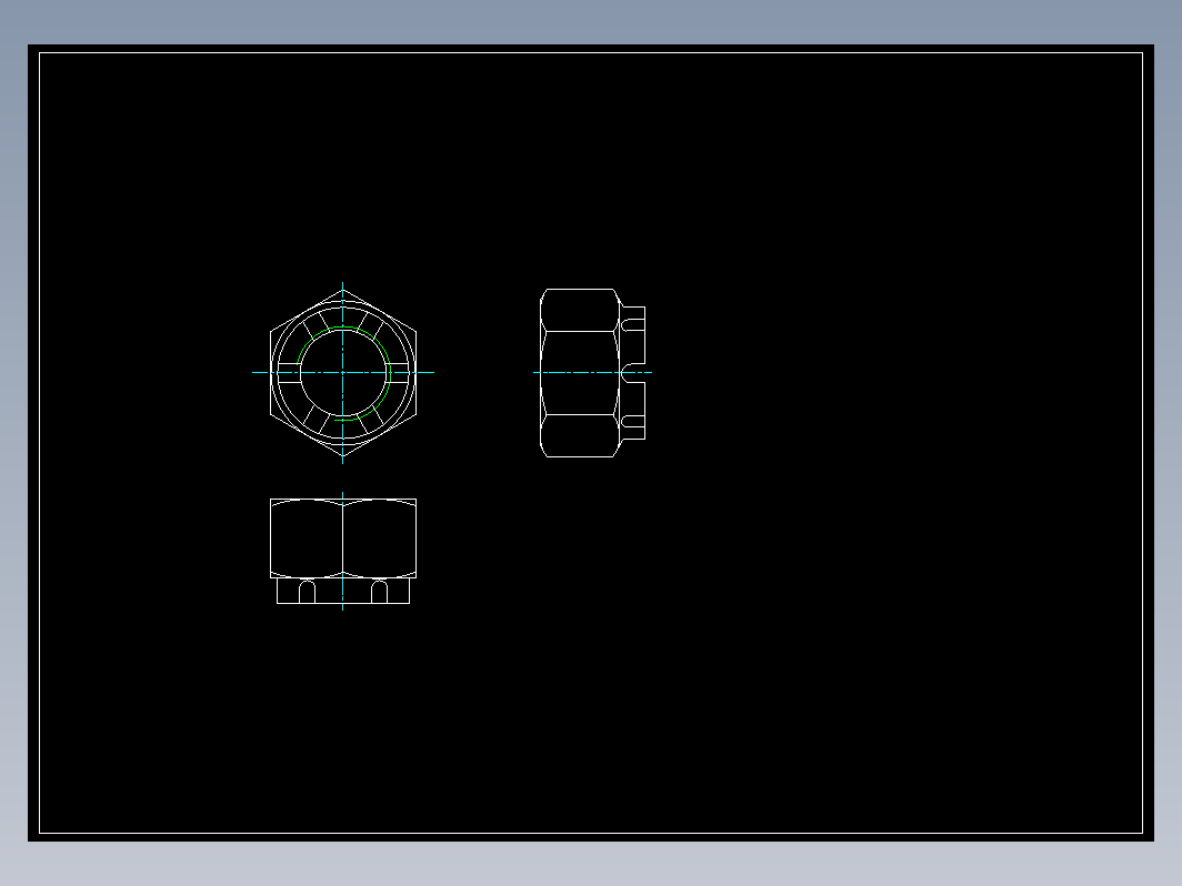 各种 六角开槽螺母 - GB 6178-86