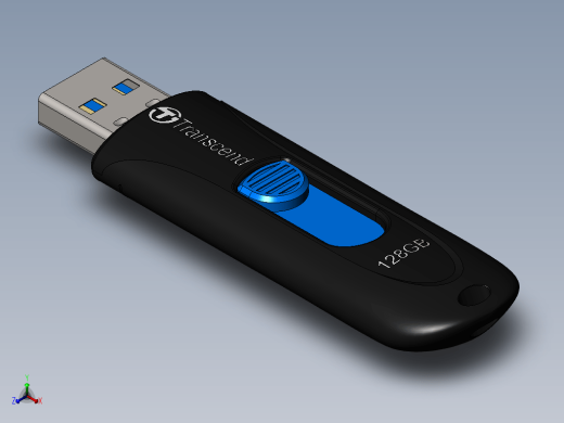 U盘模型 USB Flash Drive缩略图