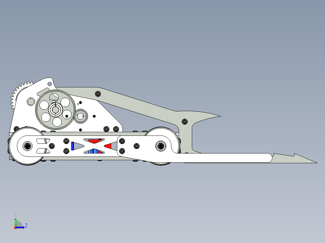 武术战斗机器人车3D图